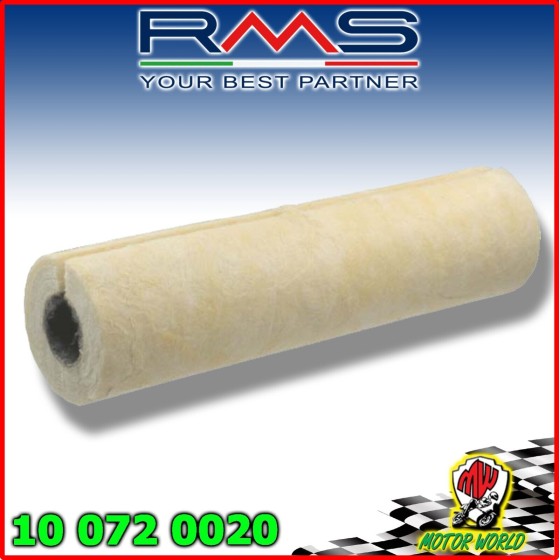 CARTUCCIA LANA DI ROCCIA PER SILENZIATORI CROSS 80X300MM