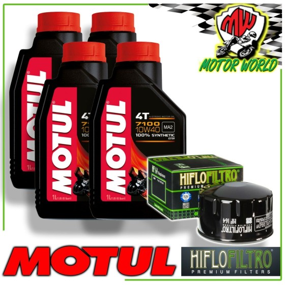 KIT TAGLIANDO OLIO MOTUL 7100 10W40 + FILTRO OLIO Kymco AK 550 2017 2018