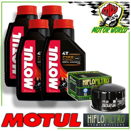 KIT TAGLIANDO OLIO MOTUL 7100 10W40 + FILTRO OLIO Kymco AK 550 2017 2018