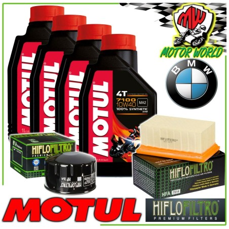 KIT TAGLIANDO OLIO MOTUL 7100 10W40 + FILTRI BMW R 1200 RT SE 2010 2011 2012