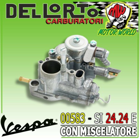 CARBURATORE PINASCO VESPA SI 24/24 con MIX. VESPA PX 200 - RALLY 200