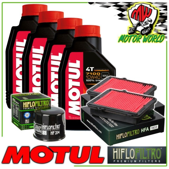 KIT TAGLIANDO OLIO MOTUL 7100 10W40 + FILTRI HONDA CRF 1000 Africa Twin SP DCT