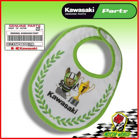 NEW GENUINE KAWASAKI BABY KIDS BIB 1ST PLACE 023SPM0028 IDEAL GIFT PRESENT