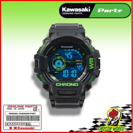 Elegante Genuine KAWASAKI Sports Watch Sveglia digitale da MOTO