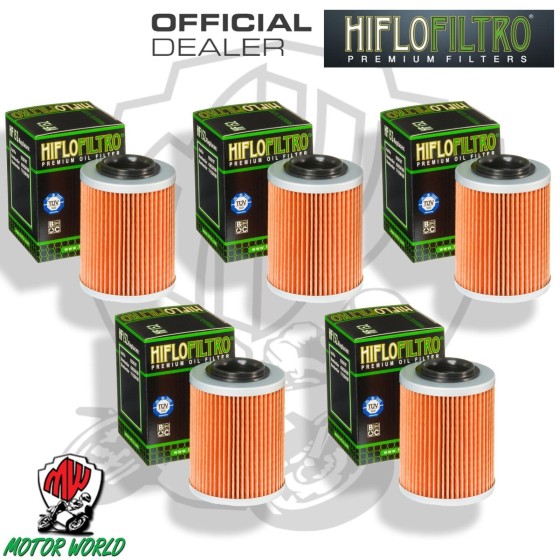 KIT 5 FILTRI OLIO ORIGINALE HIFLO HF152