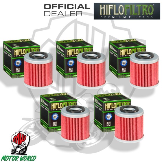 KIT 5 FILTRI OLIO HIFLO HF154