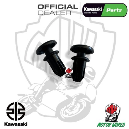 KIT 2 RIVETTI PER CARENE ORIGINALI KAWASAKI NINJA ZX-12R 1200 2002 - 2006