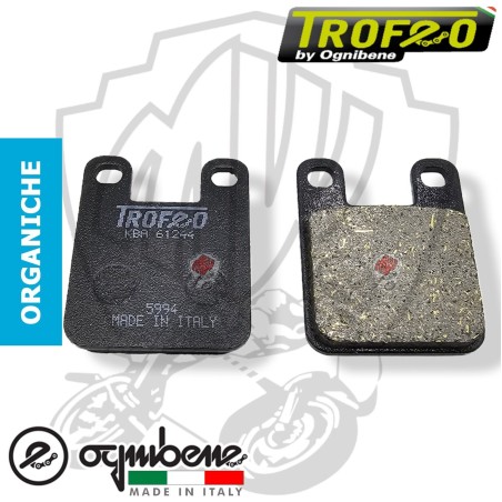 COPPIA PASTIGLIE FRENO POSTERIORE ORGANICHE TROFEO PEUGEOT WRC 50 2001