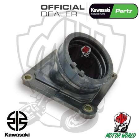 COLLETTORE ASPIRAZIONE IN GOMMA ORIGINALE KAWASAKI KX 125 2004 2005 2006 2007