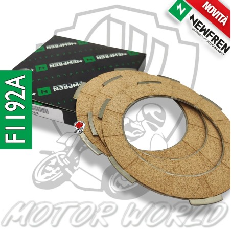 KIT 3 DISCHI GUARNITI SUGHERO FRIZIONE NEWFREN PIAGGIO APE TM P 50 TL4T