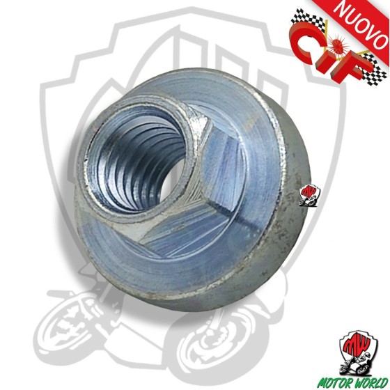 DADO VOLANO M10x1,5 - CHIAVE DA 14 PIAGGIO VESPA 50 - 90 - 125 ET3 - PK - PK FL2