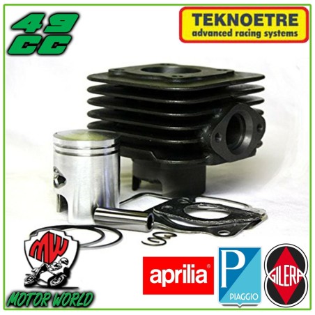 KIT GRUPPO TERMICO CILINDRO PISTONE GUARNIZIONI  APRILIA SR MOTARD 50 2T