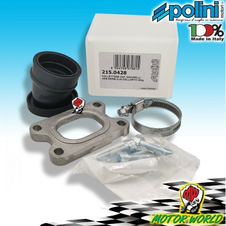 COLLETTORE ASPIRAZIONE POLINI 215.0428 APRILIA 50 RS 1993-1997